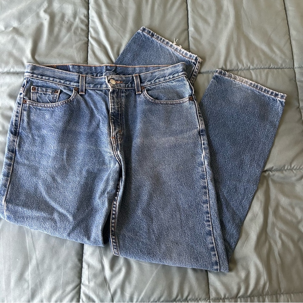 Levi's Blue Straight Leg Women's Jeans